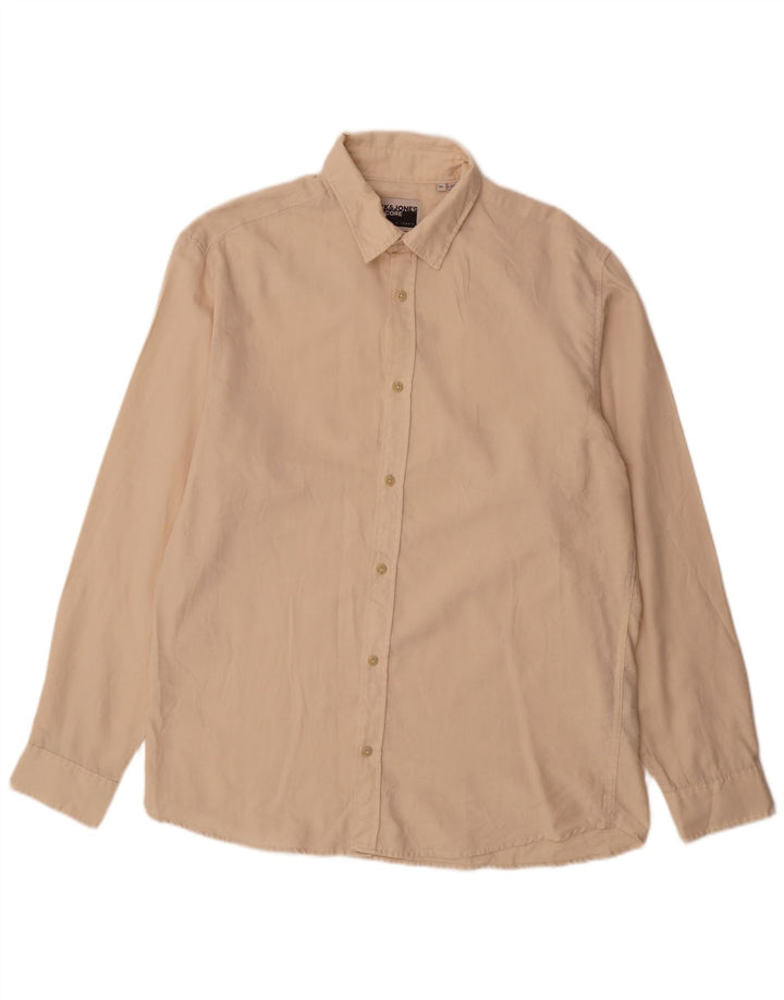 Мужская рубашка Jack & Jones XL, бежевый хлопок