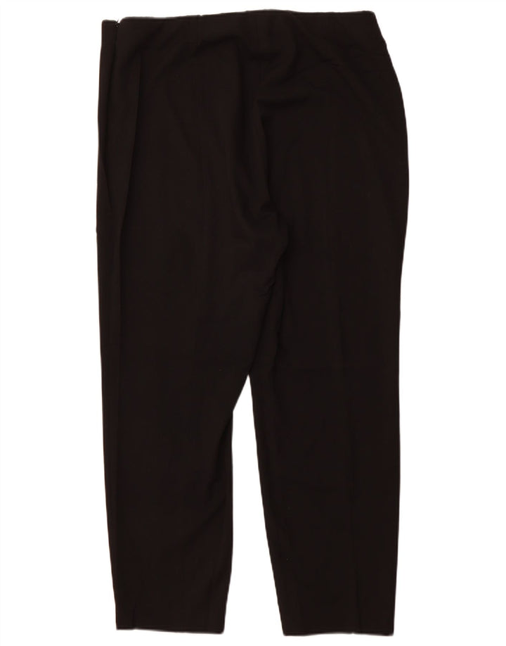 CALVIN KLEIN Женские узкие повседневные брюки США 14 XL W34 L27, черный полиэстер