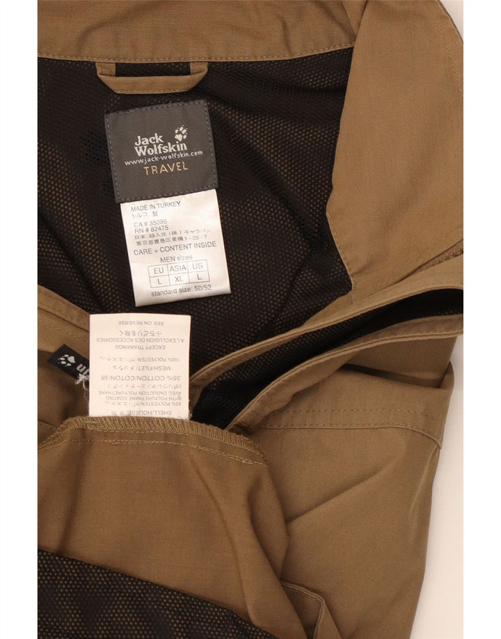 Мужской жилет Jack Wolfskin Utility UK 40, большой коричневый полиэстер