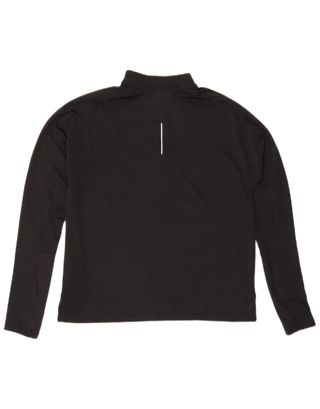 Женский пуловер с воротником на молнии NIKE Dri Fit UK 14, средний черный