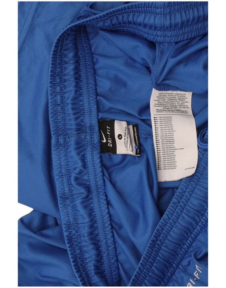 Мужские спортивные шорты Nike Dri Fit, большие синие, полиэстер