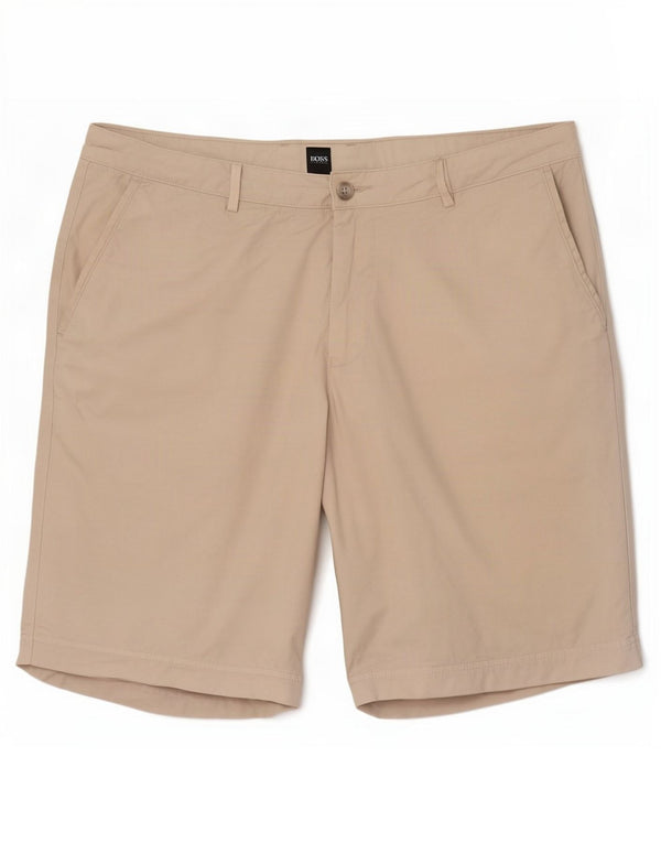 Мужские шорты чинос Hugo Boss IT 52 XL W36 Бежевые, хлопок
