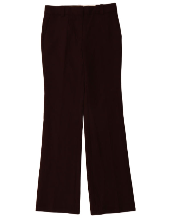 Massimo Dutti Женские брюки-клеш EU 36 XS W26 L34 Коричневый полиэстер