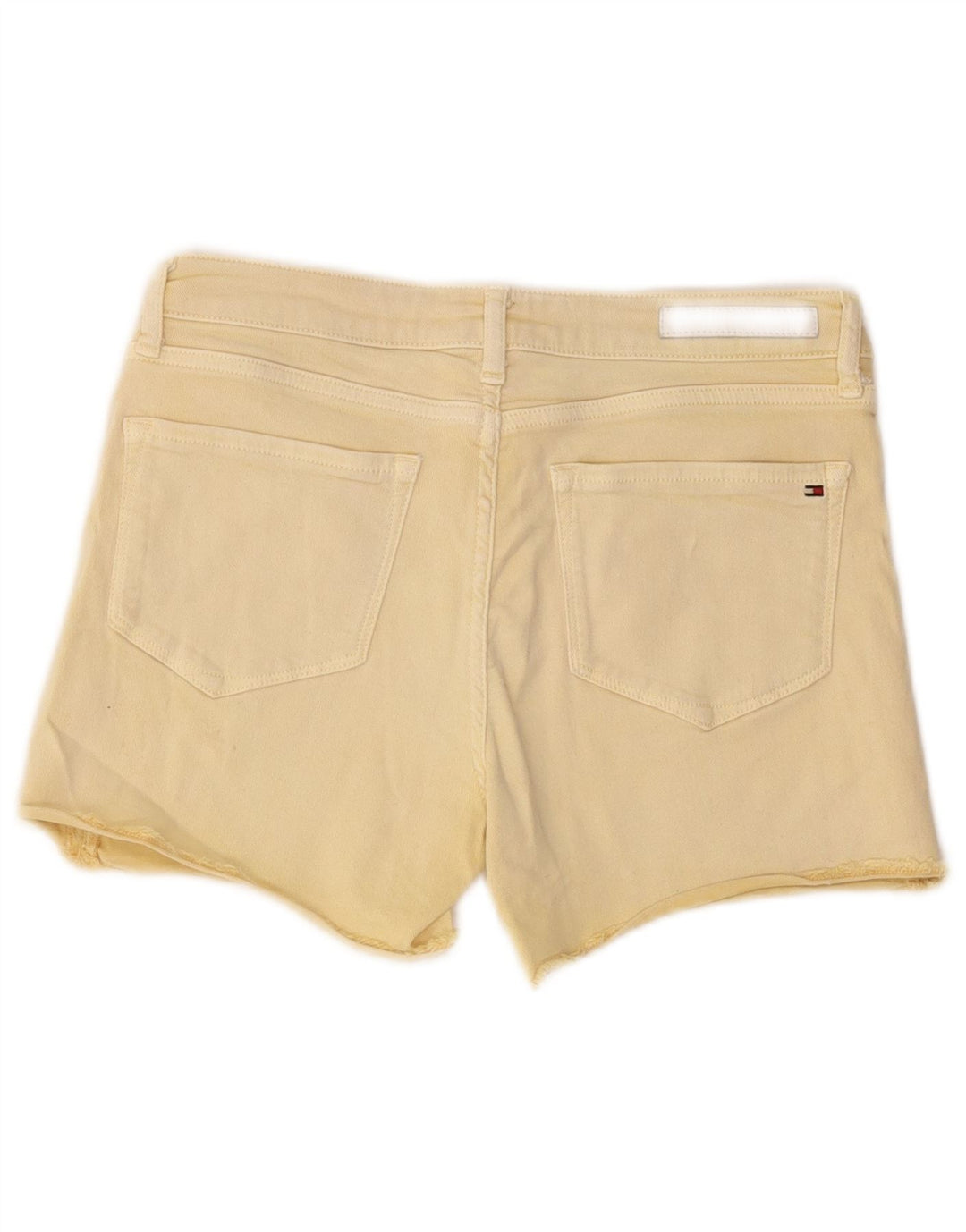Женские джинсовые шорты Tommy Hilfiger W28, хлопок среднего желтого цвета