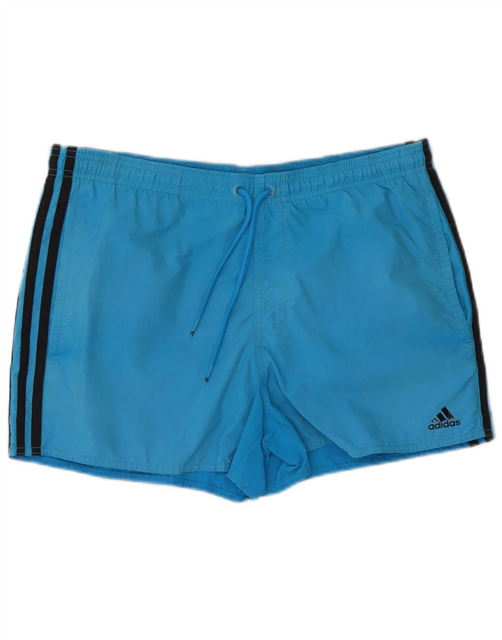 Мужские шорты для плавания Adidas, маленькие синие нейлоновые