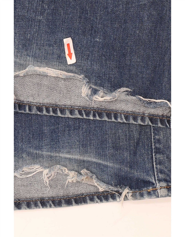 Женские джинсы Bootcut Guess W33 L33 синие, хлопок