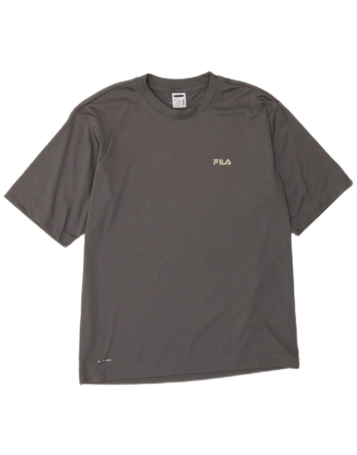 Мужская футболка Fila Top Small Серый Полиэстер