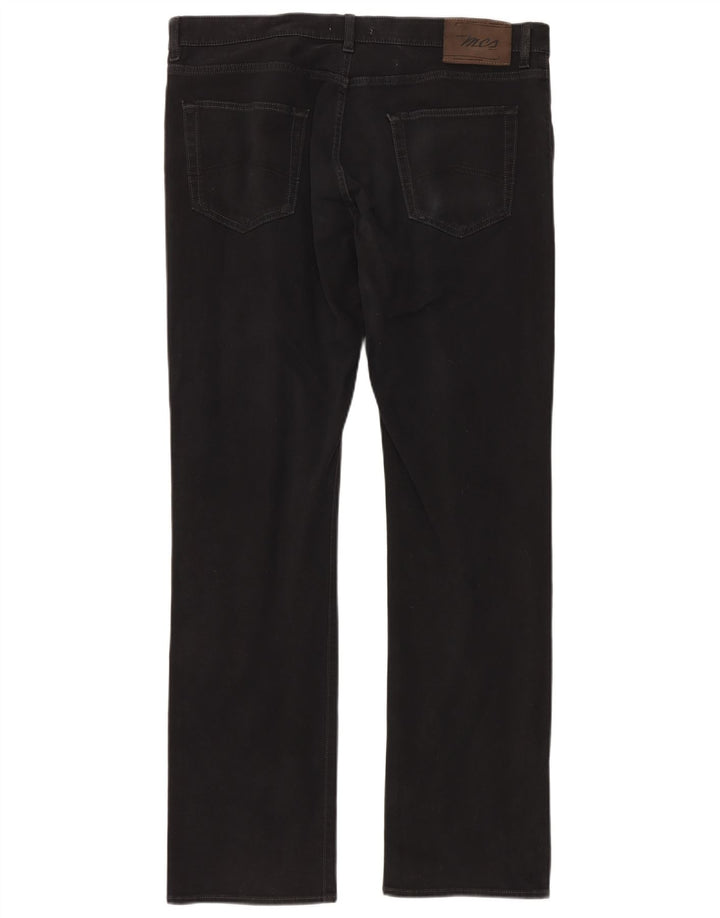 Мужские прямые джинсы MARLBORO CLASSICS стандартного кроя W36 L34, черный хлопок