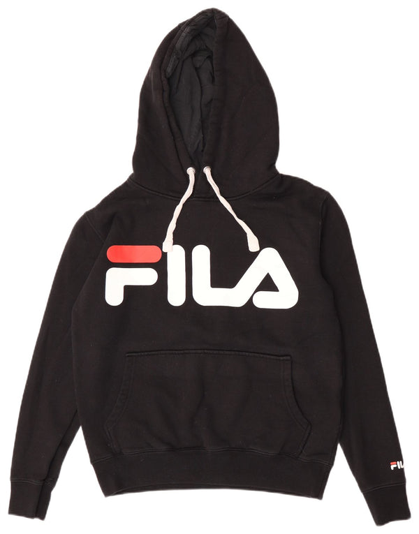 Мужской джемпер с капюшоном Fila XS, черный хлопок