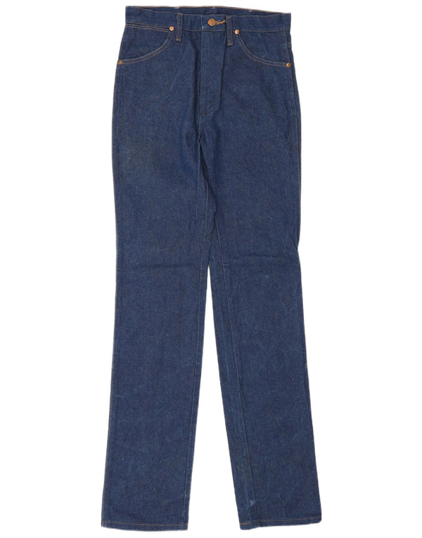 Женские прямые джинсы Wrangler W30 L36 синие, хлопок