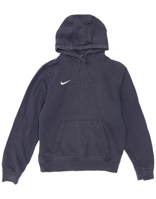Мужской джемпер с капюшоном Nike, маленький темно-синий, хлопок