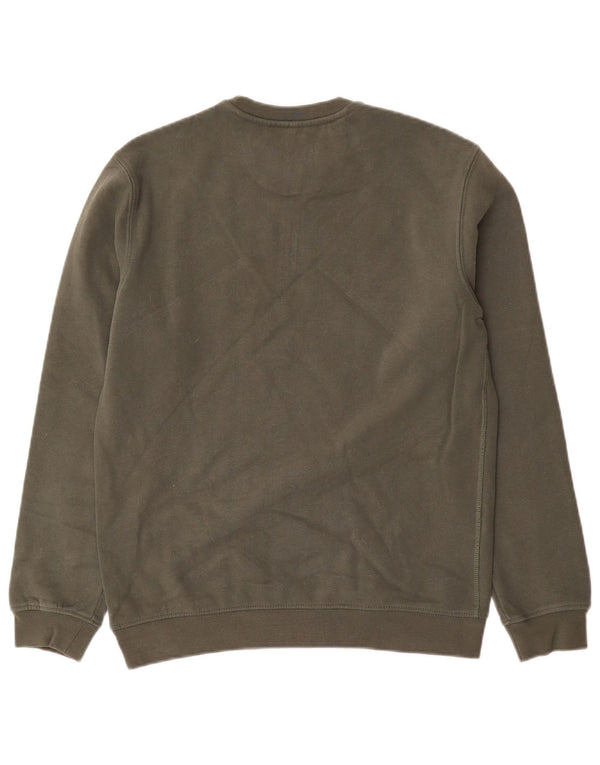 Carrera Mens Graphic Sweatshirt Jumper Small Khaki Cotton