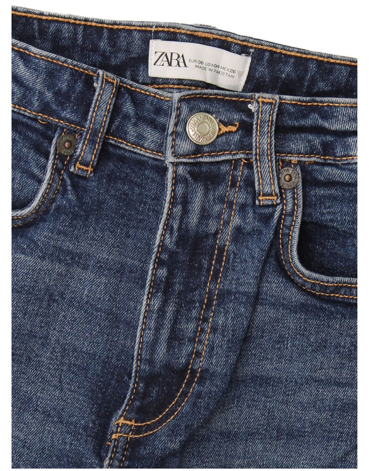 Женские джинсы Bootcut Zara EU 36 XS W26 L25 Темно-синие