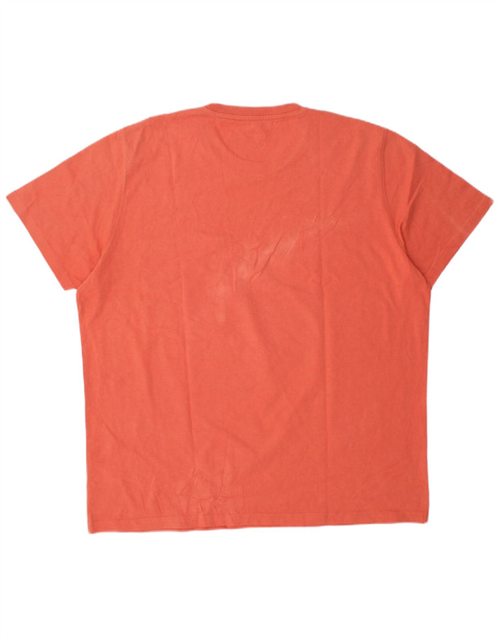 Мужская футболка Lee Regular Fit 2XL оранжевого цвета, хлопок