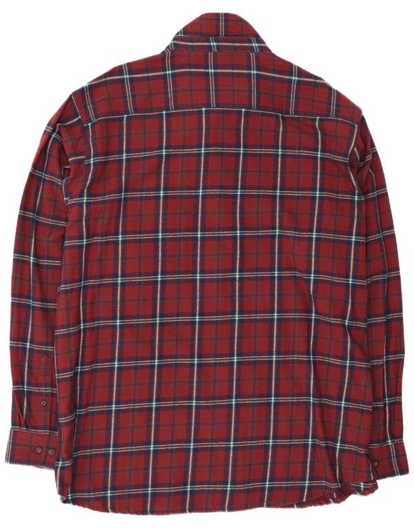 Мужская фланелевая рубашка Cotton Traders 3XL в красную клетку