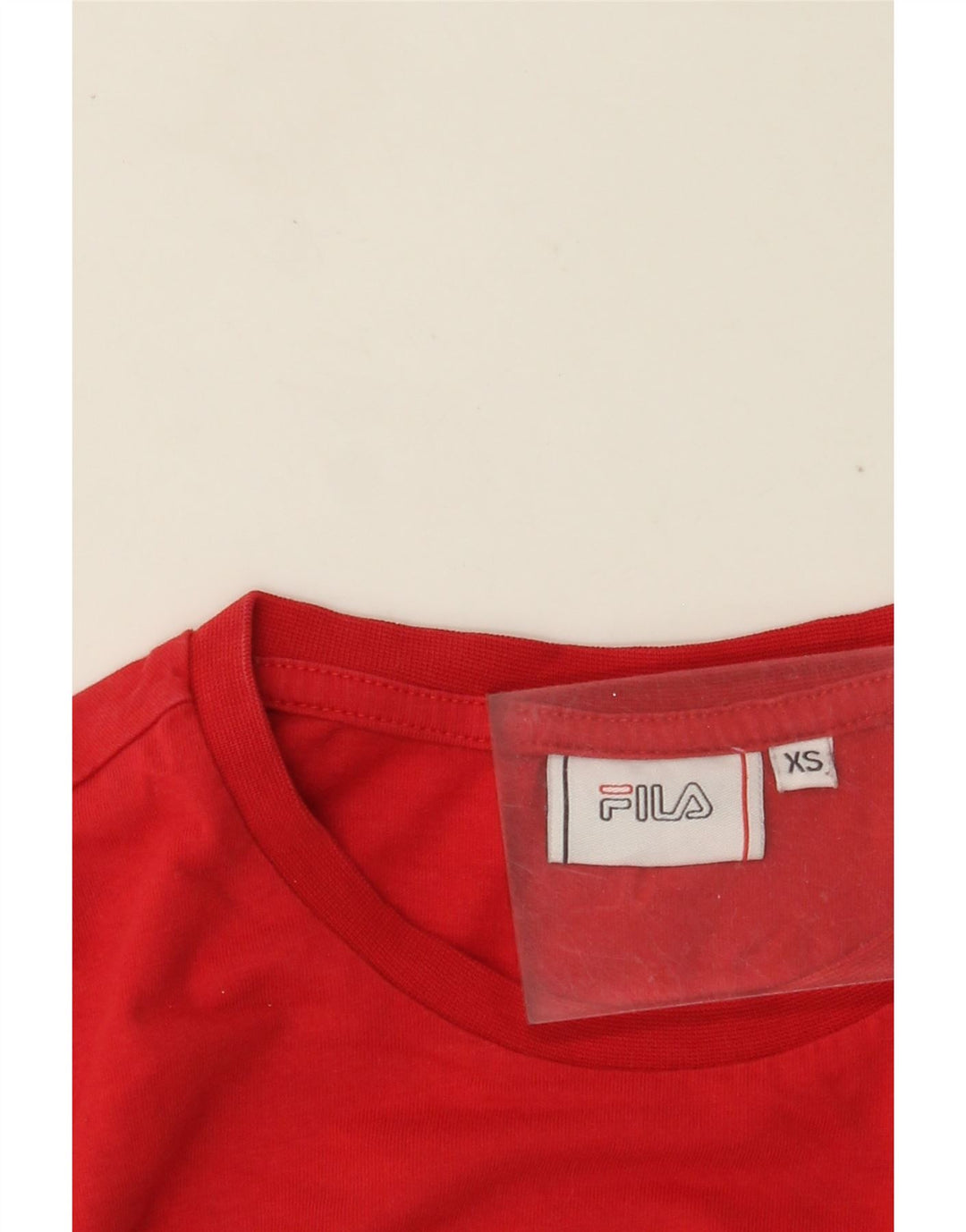 Мужская футболка с рисунком FILA Top XS красная