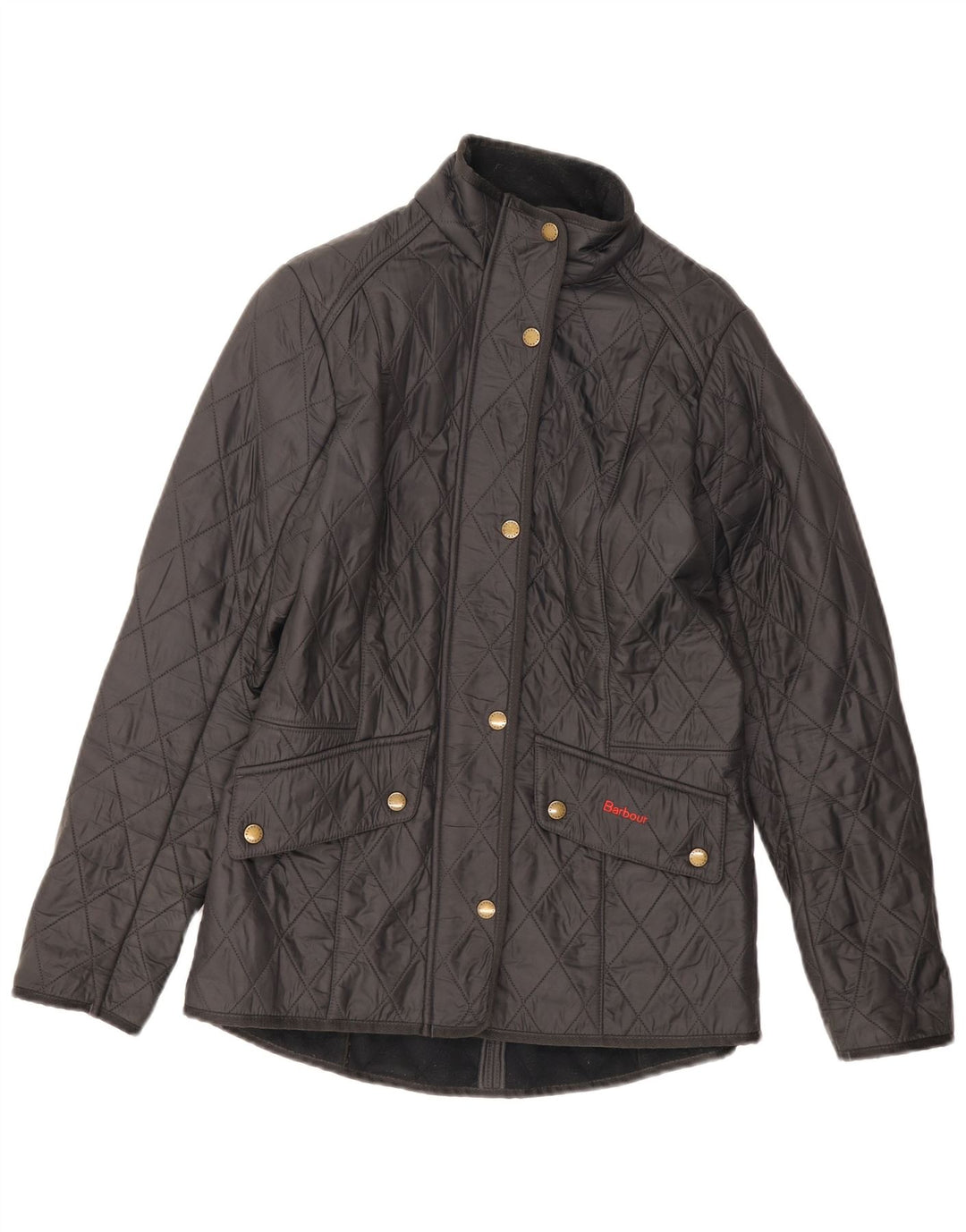 Женская стеганая куртка Barbour UK 10, маленькая, черная, классическая