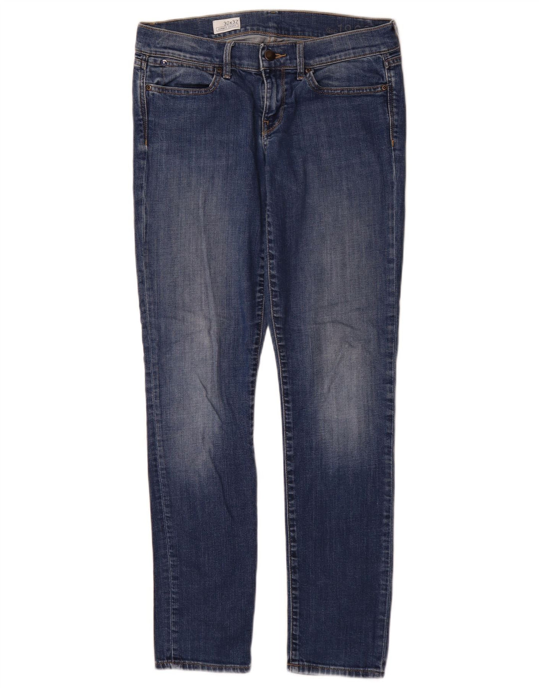Женские джинсы скинни Gap W30 L32, синие, хлопок
