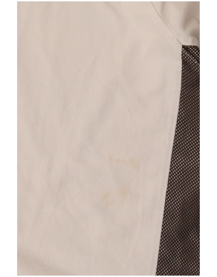 Футболка FILA для мальчиков, топ 13–14 лет, белый хлопок с цветными блоками