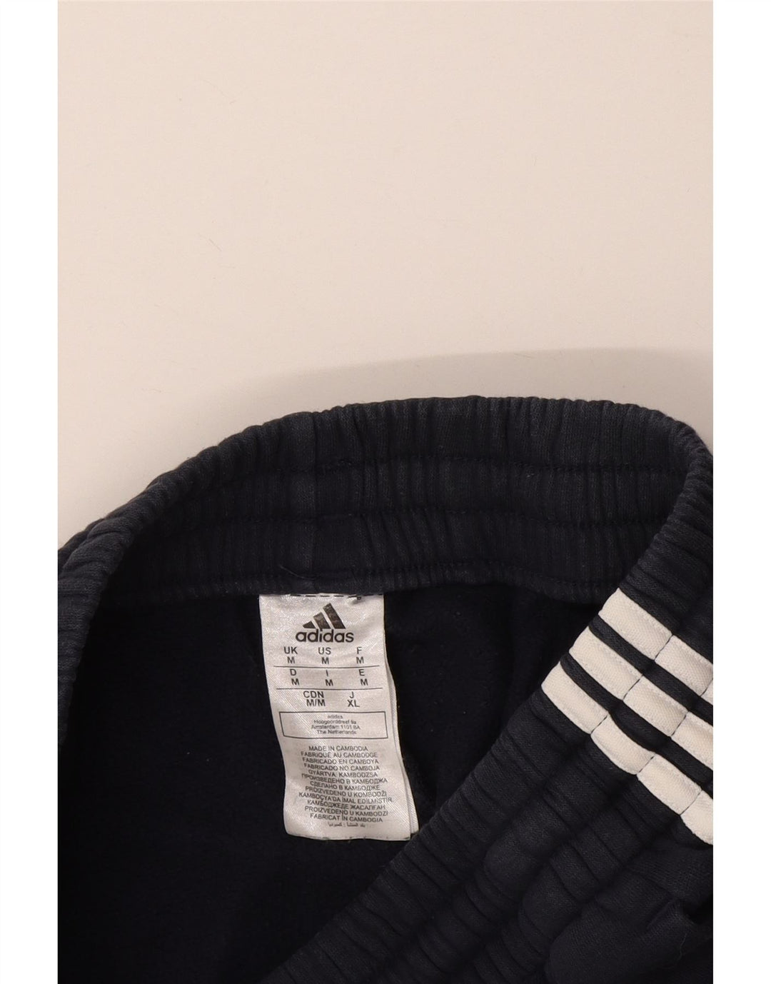 Мужские спортивные брюки ADIDAS, джоггеры, средний темно-синий, хлопок