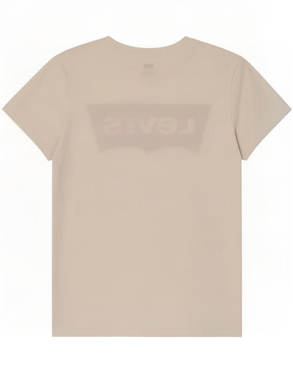 Женская футболка с рисунком Levi's Top UK 10, маленькая, белый хлопок