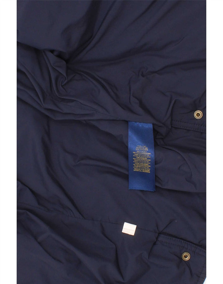 Стеганая куртка Polo Ralph Lauren для девочек 6–7 лет, маленькая, темно-синяя, полиэстер
