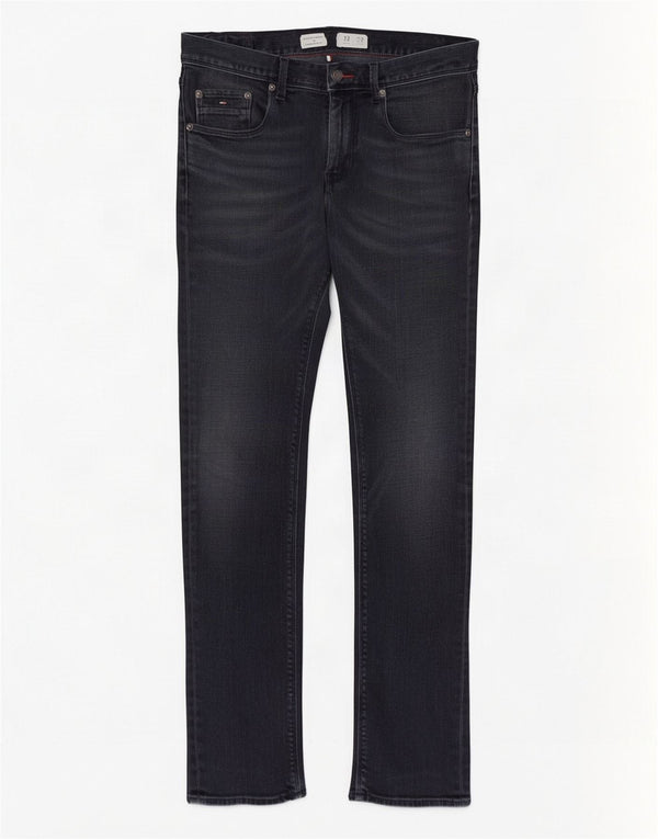 Мужские прямые джинсы Tommy Hilfiger Denton W32 L32 темно-синие, хлопок
