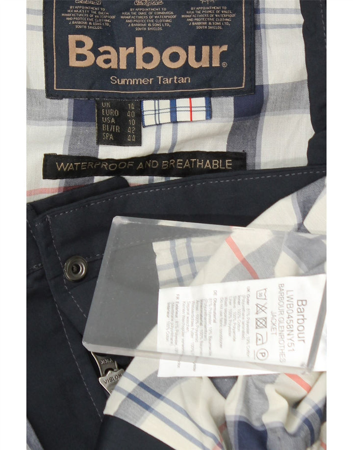 Женская куртка в стиле милитари Barbour UK 14, большая, темно-синяя, полиэстер