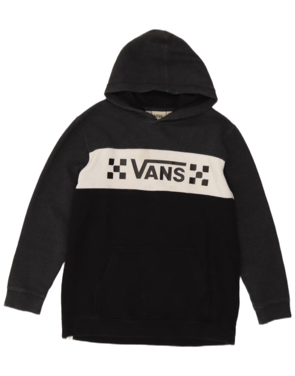 Женский джемпер с капюшоном Vans UK 18 XL, темно-синий, хлопок с цветными блоками