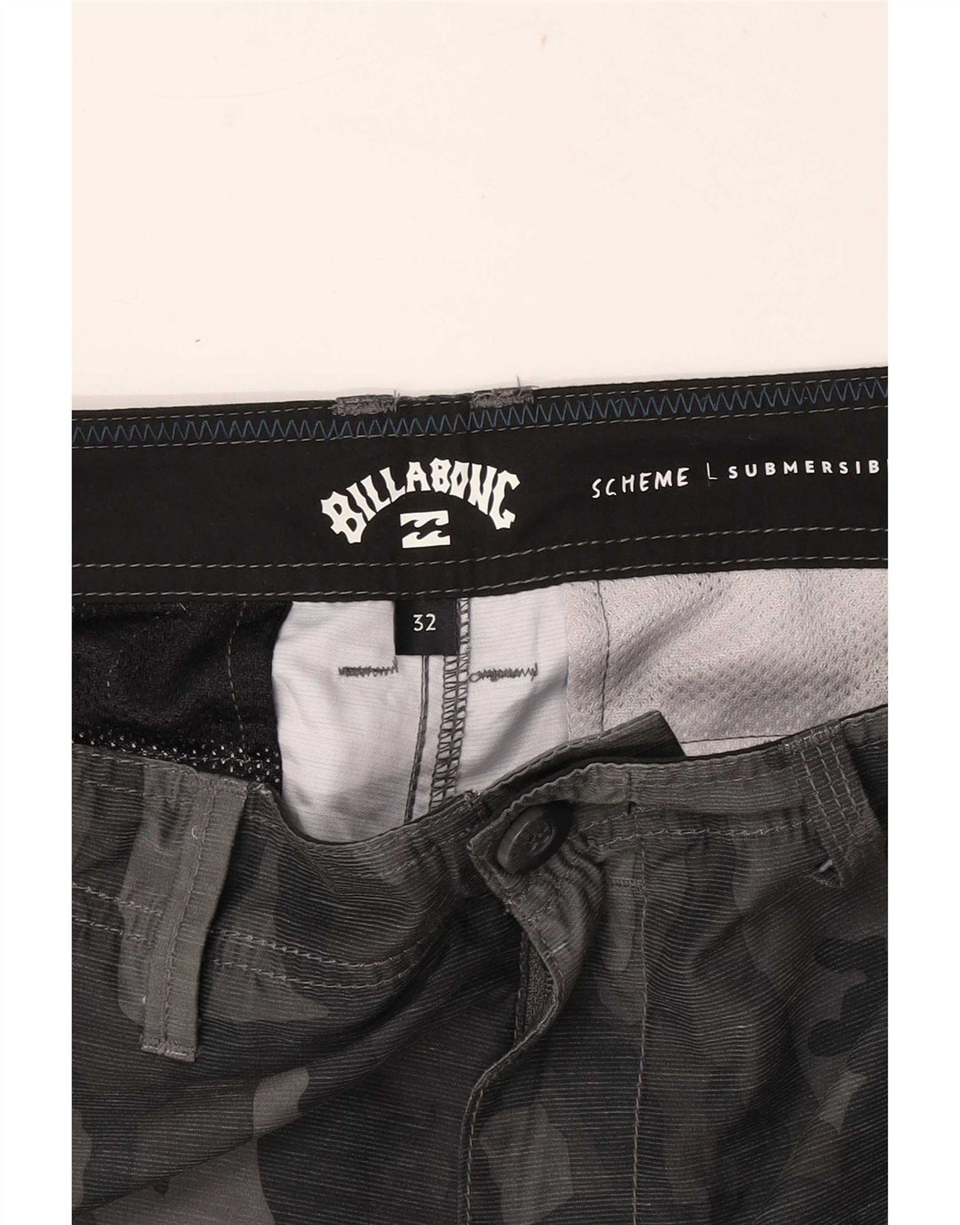 Мужские шорты-карго Billabong W32, средний серый камуфляж