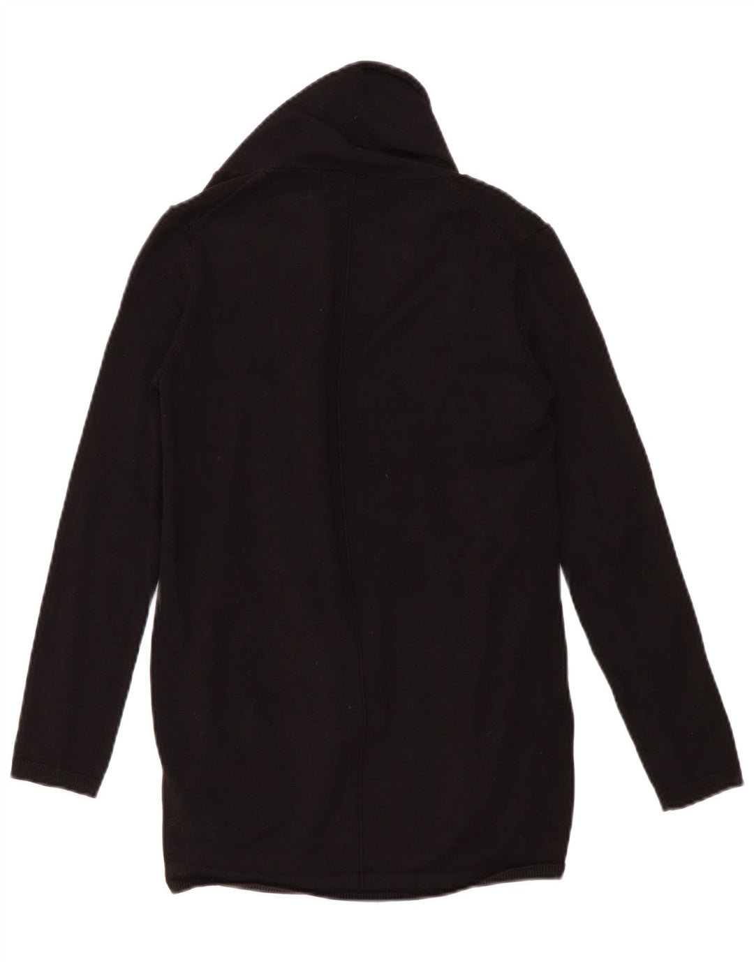 Женский открытый кардиган Zara UK 12, средний черный