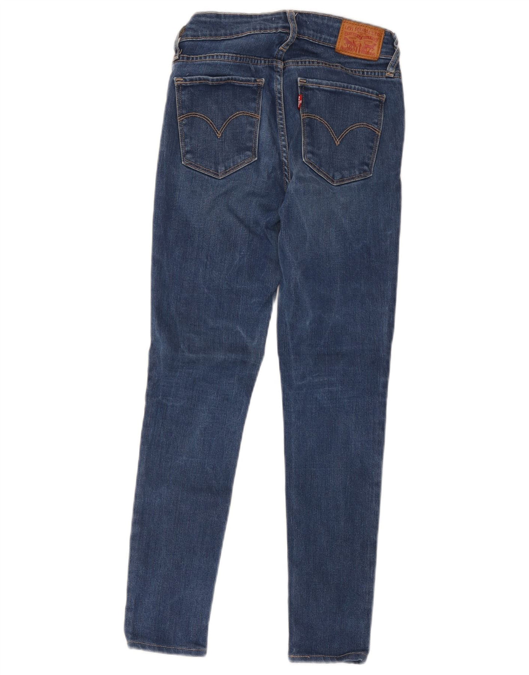 Женские джинсы скинни Levi's 711 W25 L26 синие, полиэстер