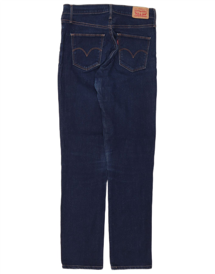 Женские облегающие джинсы LEVI'S W28 L30, синий хлопок