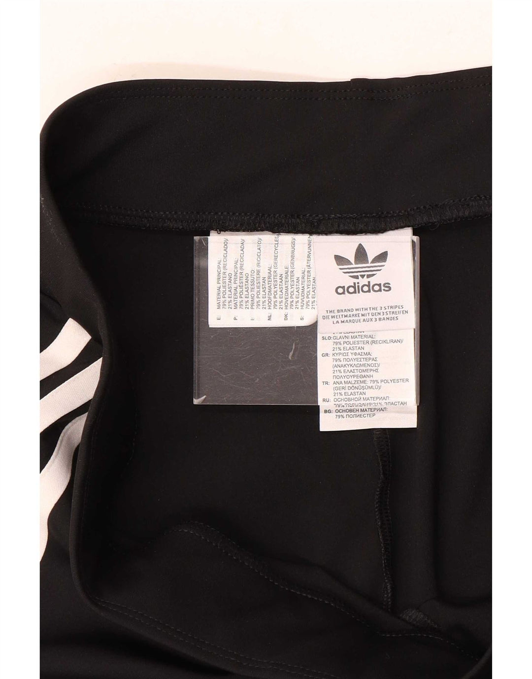 Женские леггинсы Adidas Flare UK 16, большой черный полиэстер