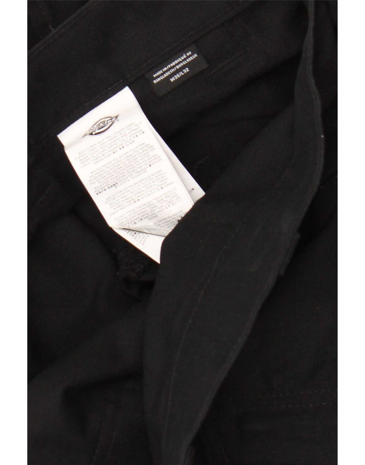 Мужские прямые брюки-карго Dickies W36 L32, черный полиэстер