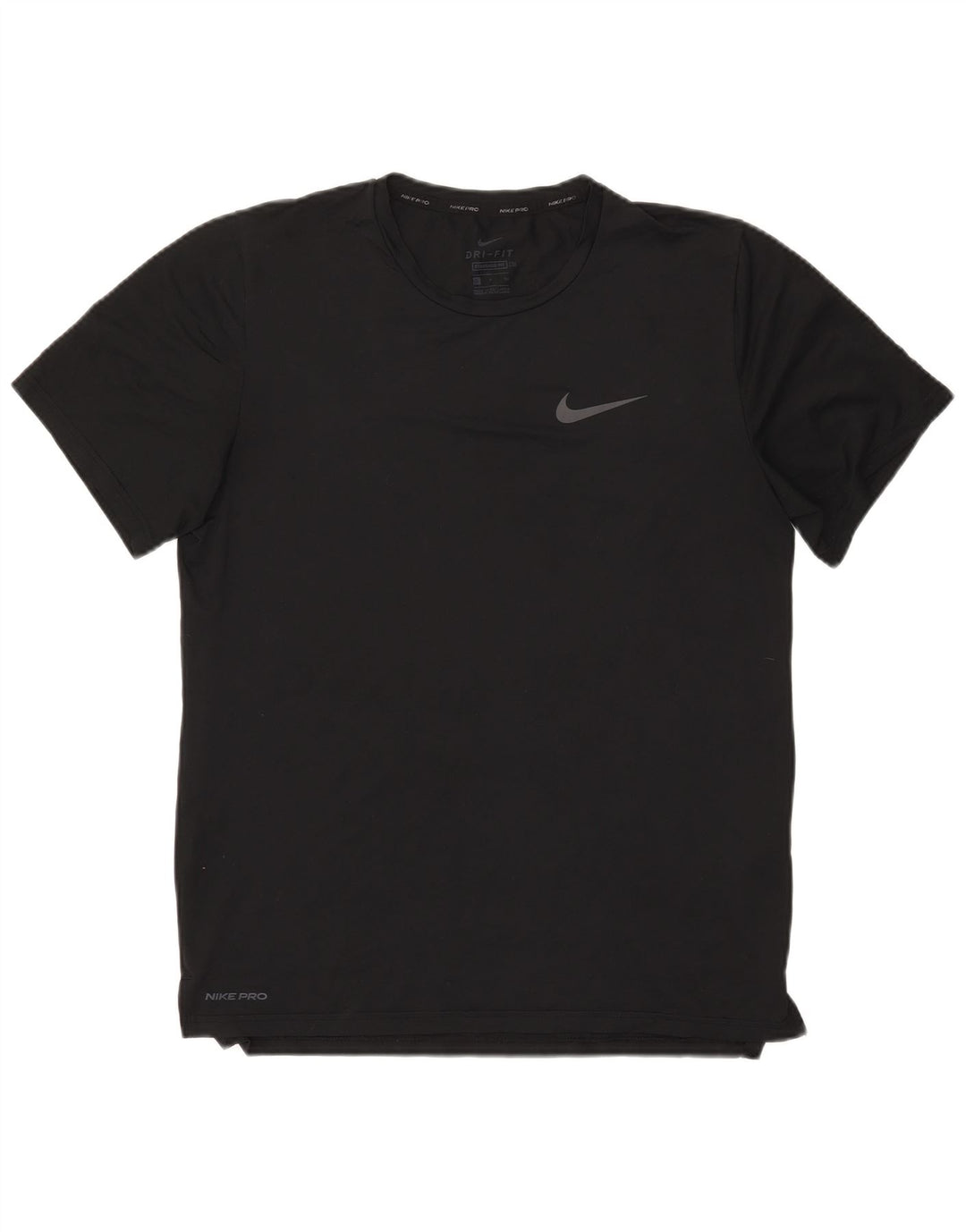 Мужская футболка NIKE Dri Fit Standard Fit, маленький черный полиэстер