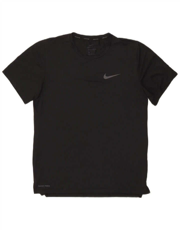 Мужская футболка NIKE Dri Fit Standard Fit, маленький черный полиэстер