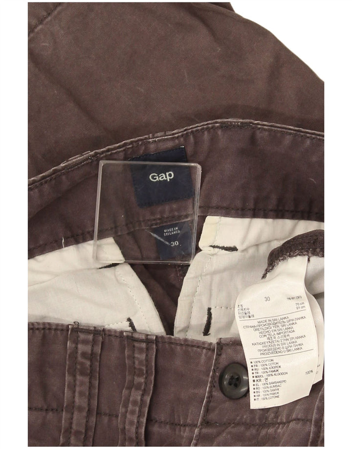 Мужские брюки-капри Gap W30 L22, серые, хлопковые