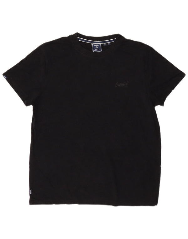 Мужская футболка Superdry Top XL, черный хлопок