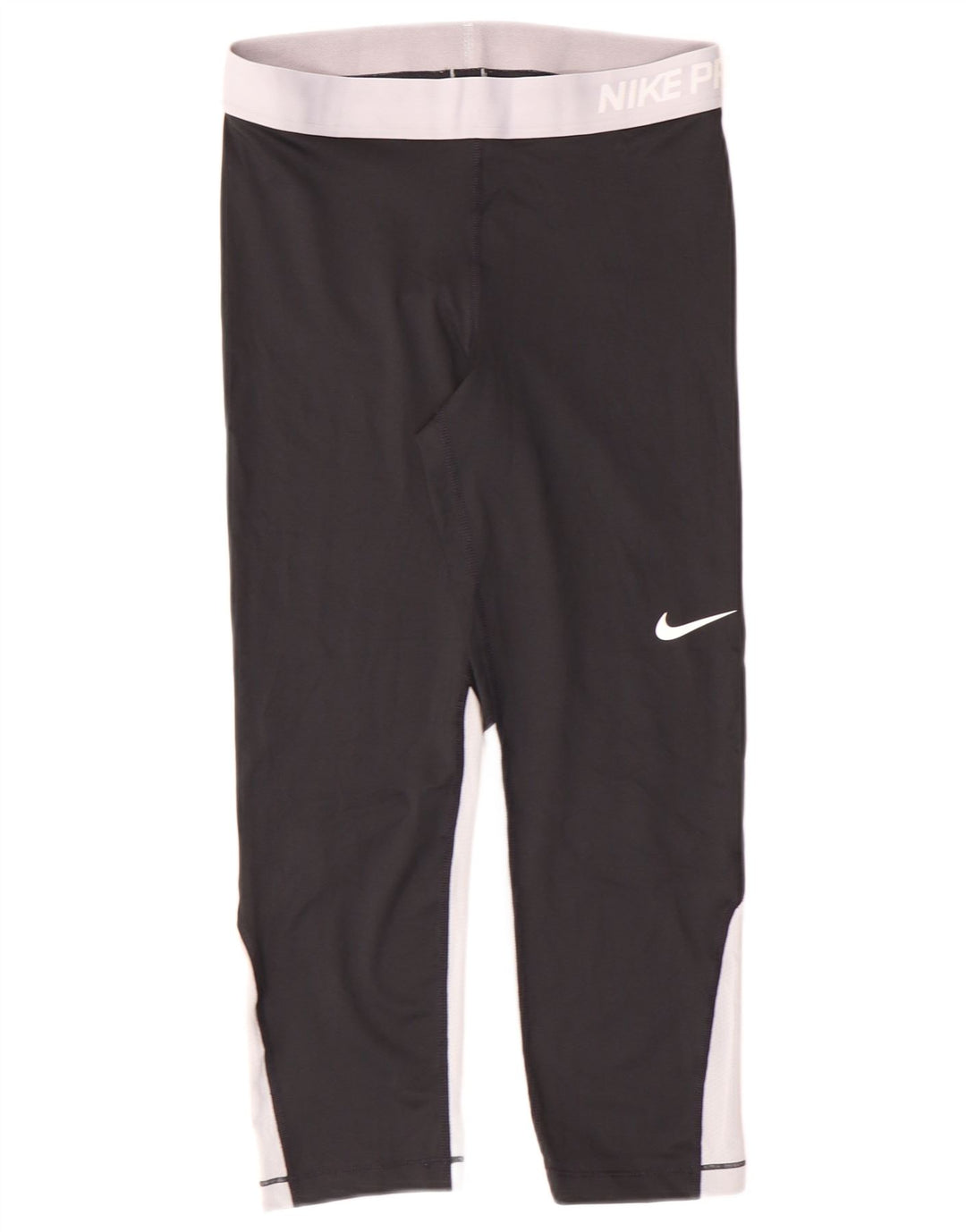 Женские леггинсы Nike Dri Fit UK 14, средний черный полиэстер, спортивные