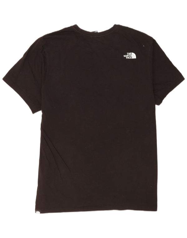 Мужская футболка с рисунком The North Face, 2XL, черный хлопок