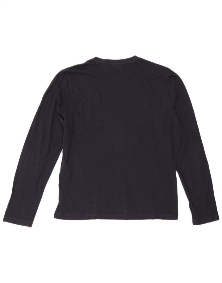 Мужской топ Napapijri с длинным рукавом, большой, темно-синий