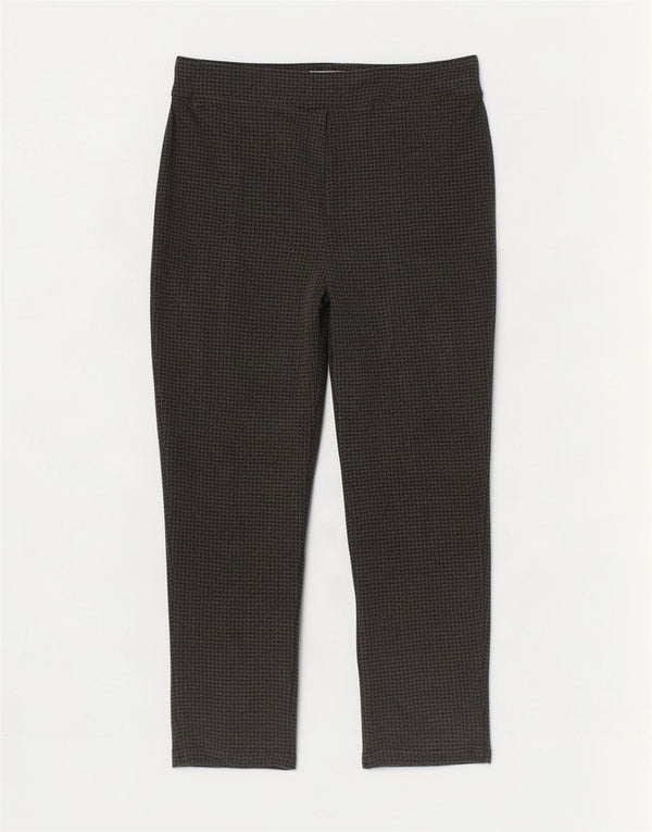 Женские укороченные брюки Marks & Spencer UK 18 XL W38 L24 Серые с узором 