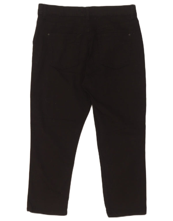 Женские укороченные брюки Marks & Spencer UK 12 Medium W30 L22 Черные