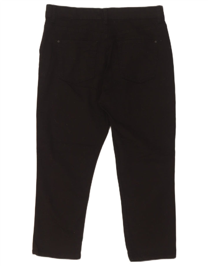 Женские укороченные брюки Marks & Spencer UK 12 Medium W30 L22 Черные
