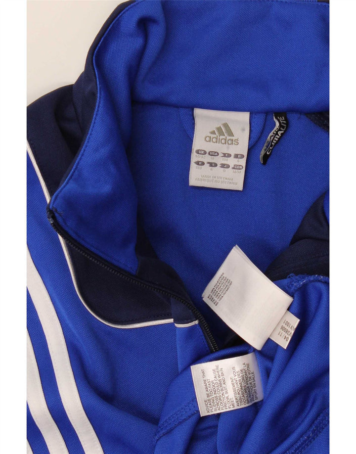 Мужской спортивный костюм Adidas Climalite, пуловер, средний синий, цветной блок