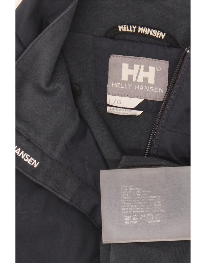 Мужская куртка-бомбер Helly Hansen UK 40, большая темно-синяя, нейлон
