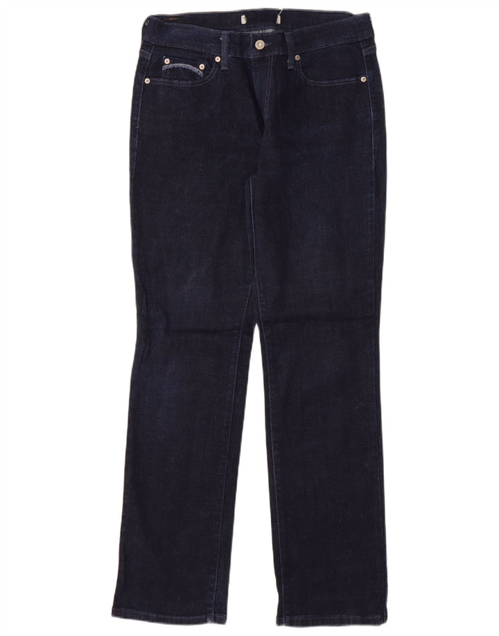 Женские прямые джинсы LEVI'S US 8 Medium W29 L32 Темно-синий хлопок