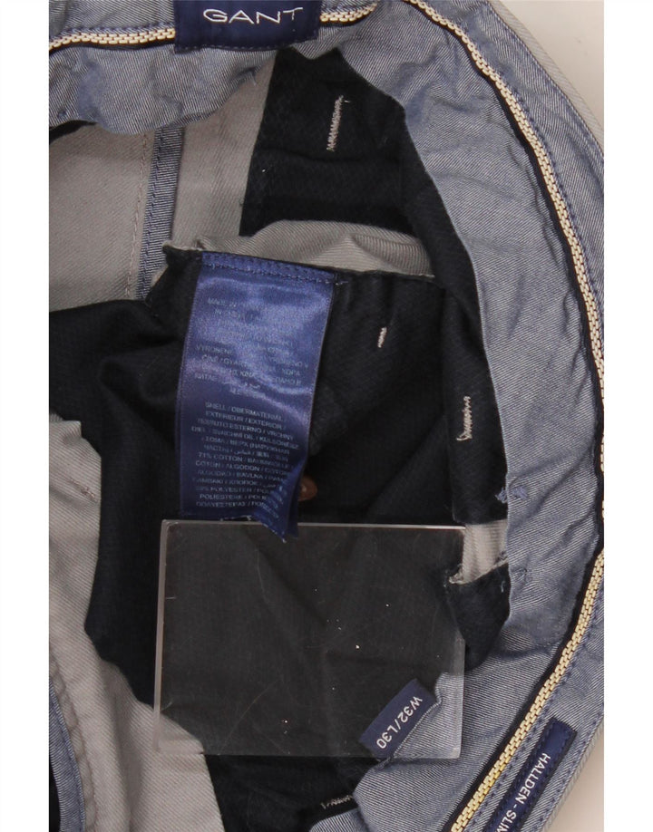 Мужские брюки-чиносы GANT Hallden W32 L30 серые, хлопковые