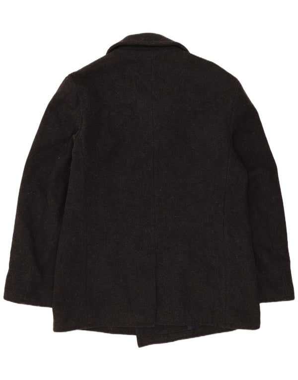 Мужское бушлат Benetton IT 48 Medium Grey Wool